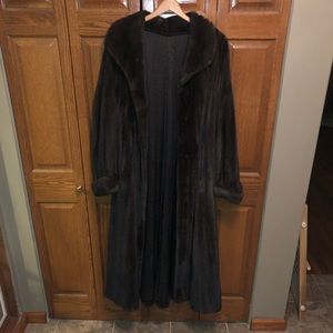 Women’s Mink Coat Floor Length Coat